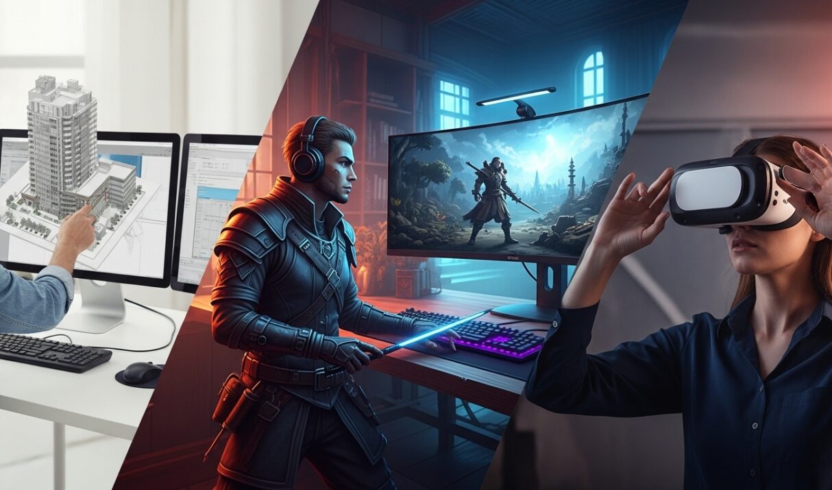 The Role of 3D Animation in Architecture, Gaming, and Virtual Reality